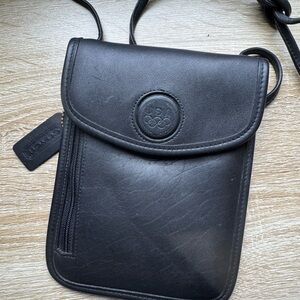 Coach Black Leather Hobo Bag